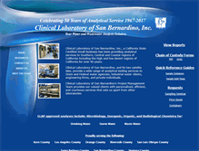 Tablet Screenshot of clinical-lab.com